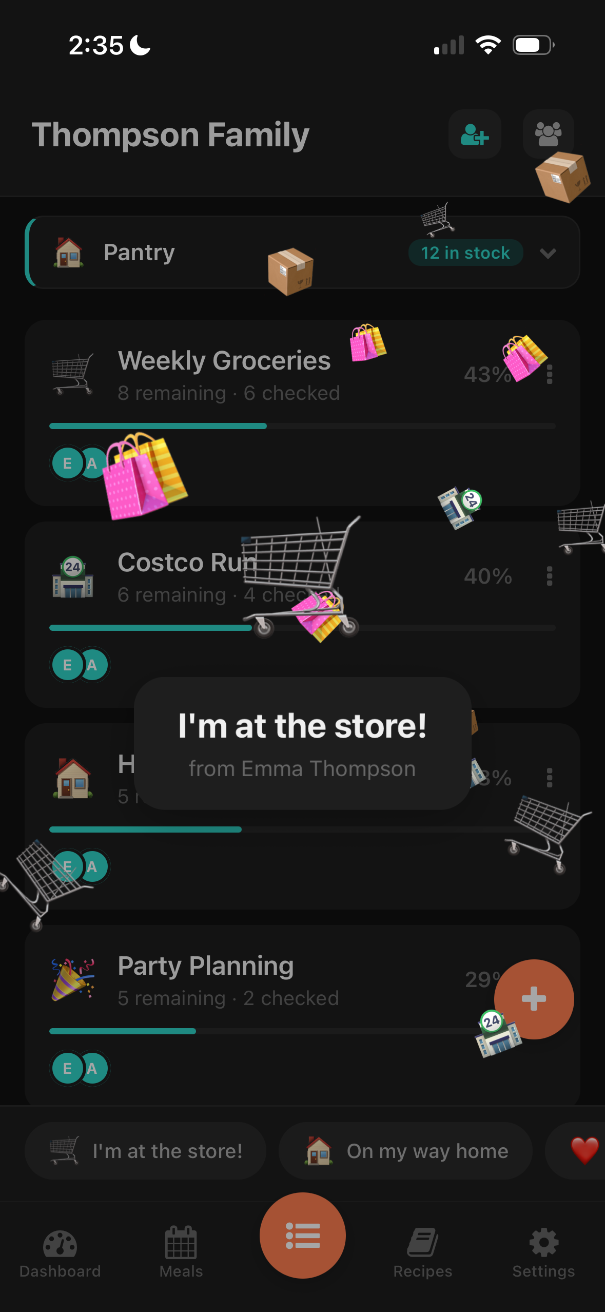 Nudge emoji animation